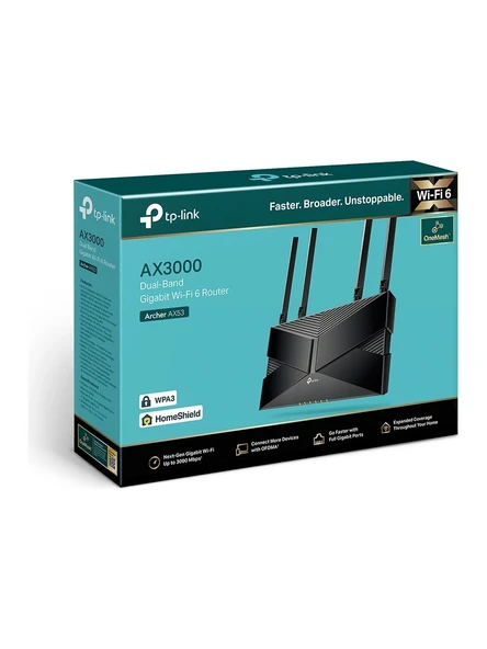 TP-LINK Archer AX53 AX3000 WiFi 6 Router - Resim 4
