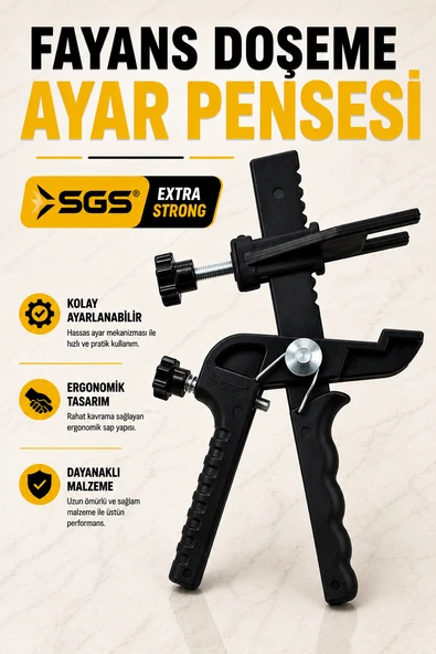 ayar pensesi Fayans Seramik döşeme Derz Seviye Tespit Artısı Tutucu Klips takoz ürün görseli 1