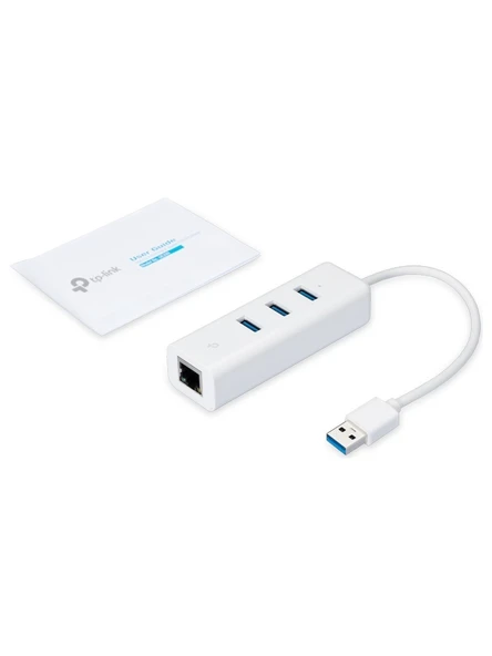 TP-LINK UE330 USB Hub & Ethernet Adapter - Resim 4