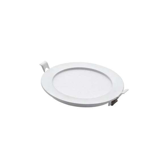 ZMR-204 2’li Set 12W Gömme LED Spot Slim Panel 6500K Beyaz Işık Yuvarlak Alüminyum Kasa Tavan Armatürü ürün görseli 1