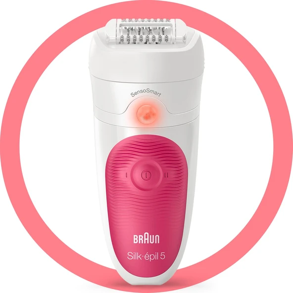 Braun Silk-épil 5 SensoSmart Pembe Epilatör ürün görseli 1