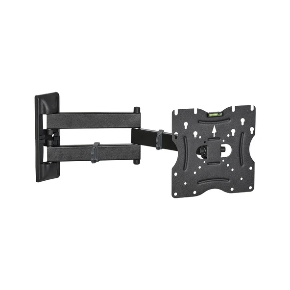 22-49 Inç aralıkları için (49''uyum göstermez)Hareketli Siyah LCD LED Tv Monitör Duvar Askı Aparatı 55-124 Ekran Arası 30 kg Taşır ürün görseli 1