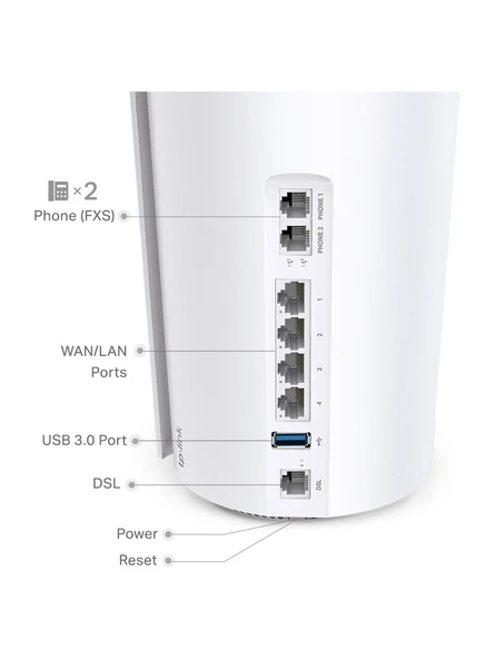 TP-LINK Deco X73-DSL(1-Pack) Mesh System - Resim 4