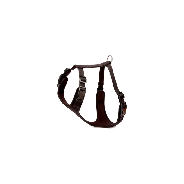 Doggie Havalı Dokumadan El Yapımı Köpek Göğüs Tasması XXL-2,5X70-80cm - Black ürün görseli 1