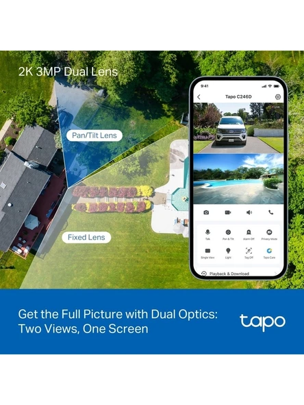 TP-LINK Tapo C246D Güvenlik Kamerası - Resim 5