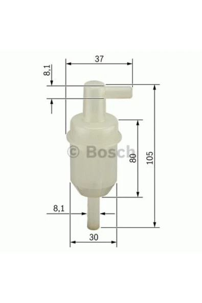 Bosch Yakıt Filtre Benzin Filtre Ara Filtre Mercedes 0450904077 ürün görseli 1