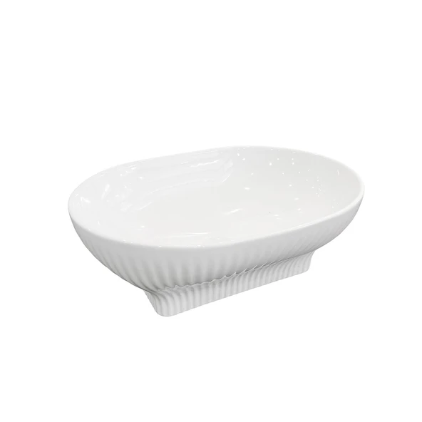 EY-4821 Parlak Beyaz Tezgah Üstü Lavabo ürün görseli 1