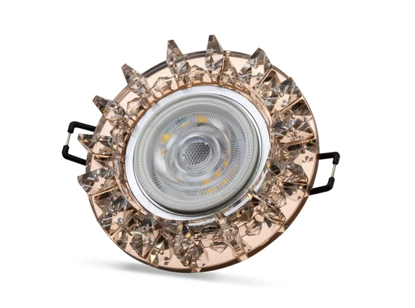 NOAS YL65 1687 Podos Led Çerçeveli 4000K Kristal Cam Spot Kasa - Priz ve Anahtar İçin Uyumlu Çerçeve ürün görseli 1