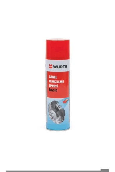 Würth Genel Temizleme Basıc Fren Balata Spreyi 500 Ml ürün görseli 1
