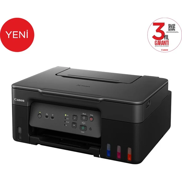 Canon G3430 Yazıcı-Tarayıcı-Fotokopi Renkli Mürekkep Tanklı Yazıcı WI-FI ürün görseli 1