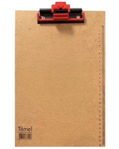 Temel A4 Ahşap Sekreterlik Otomatik Mekanizmalı Kalem Tutma Aparatlı ürün görseli 1