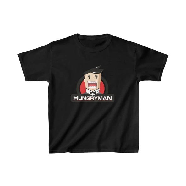 Unisex Çocuk Baskılı T-Shirt - Siyah ürün görseli 1