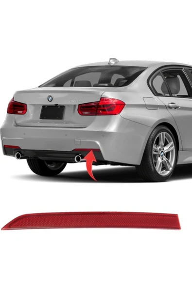 gkl Bmw 3 Serisi F30 M Sport Arka Tampon Reflektörü Sağ 63147847166 ürün görseli 1
