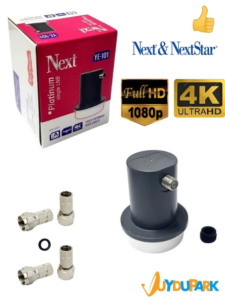 Next Tekli Lnb+4 Adet Contalı Konnektör Uydupark Güvencesiyle ürün görseli 1