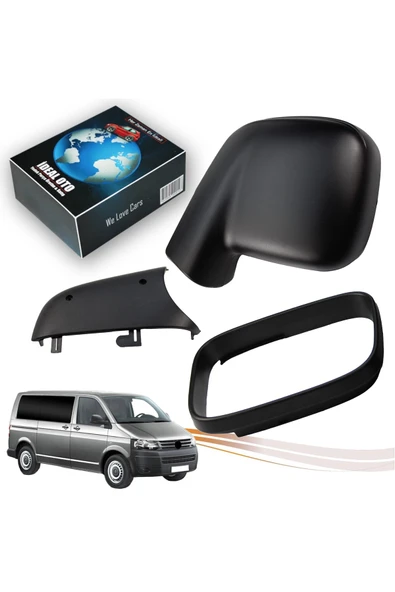 İDEAL OTOMOTİV Vw Transporter T5 Caddy 3 Dış Ayna Kapak Seti Sağ ürün görseli 1