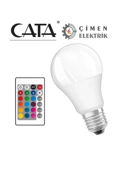 CATA CT 4058 9W Led Ampul RGB Kumandalı ürün görseli 1