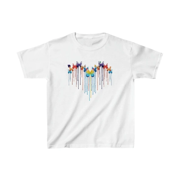 Çocuk Unisex Baskılı T-Shirt - Beyaz ürün görseli 1