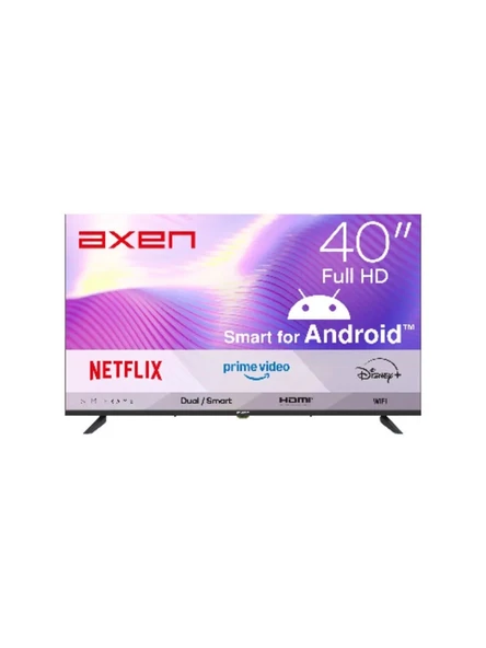Axen AX40QLEDM-A14S 40'' 101 Ekran Uydu Alıcılı Full HD Android QLED TV ürün görseli 1