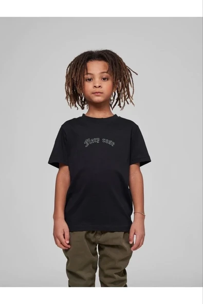 Çocuk Unisex Baskılı T-Shirt - Siyah ürün görseli 1
