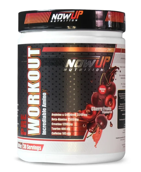 Nowup Nutrition Pre-Workout Vişne Aromalı Amino Asit 360g ürün görseli 1