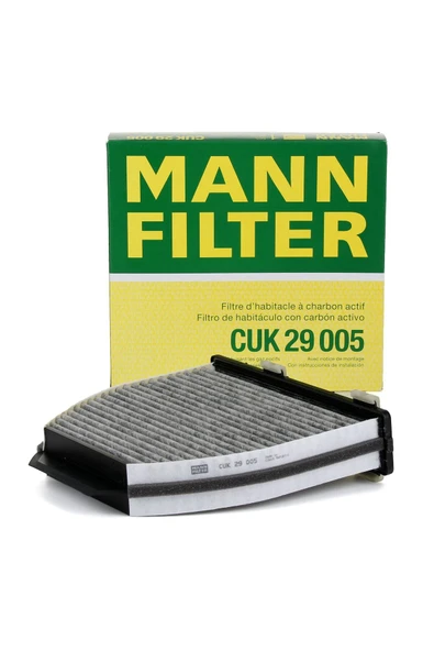 MANN Mercedes W204 Kasa W212 Kasa Karbonlu Polen Filtresi C180 C200 C250 E180 E200 E220 ürün görseli 1