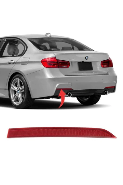 gkl Bmw 3 Serisi F30 M Sport Arka Tampon Reflektörü Sol 63147847165 ürün görseli 1