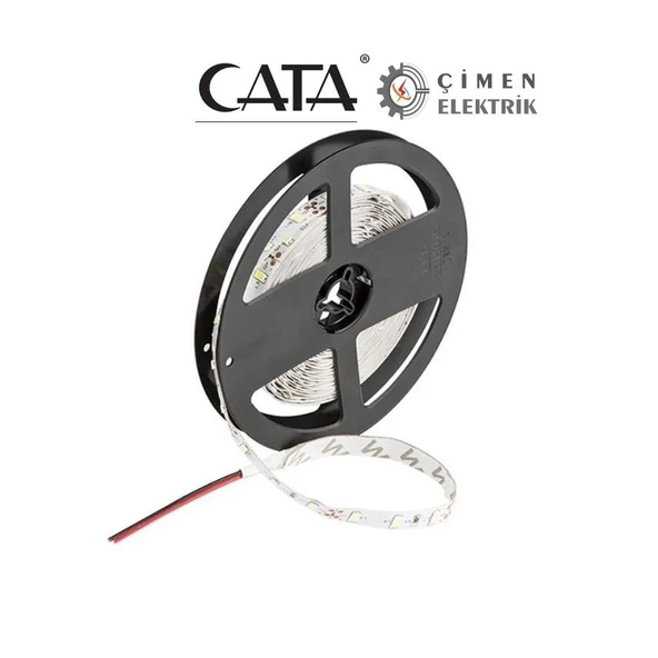 5 METRE CATA CT 4483 10 Çip İç Mekan Şerit Led Yeşil 12V ürün görseli 1
