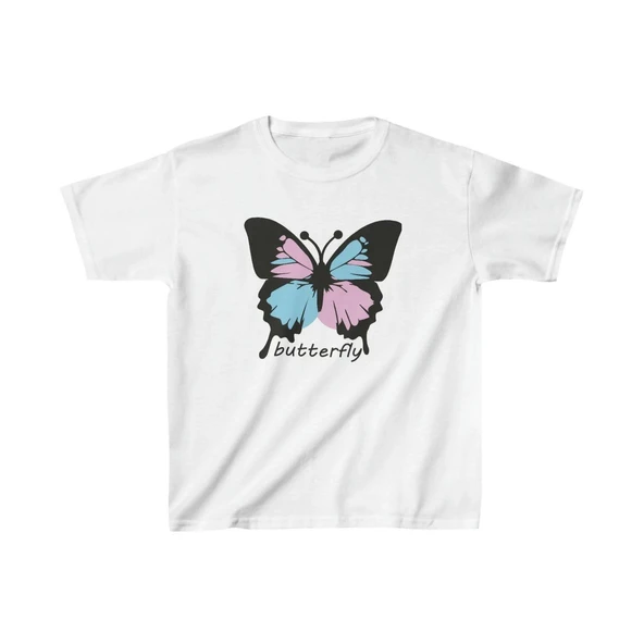 Çocuk Unisex Baskılı T-Shirt - Beyaz ürün görseli 1