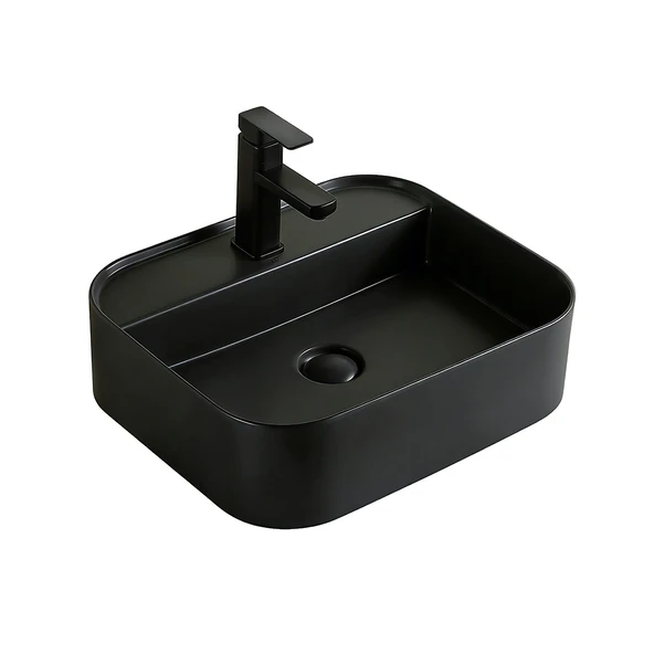 EY-4720MS Mat Siyah Tezgah Üstü Lavabo ürün görseli 1