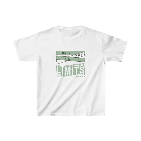 Unisex Çocuk Baskılı T-Shirt - Beyaz ürün görseli 1