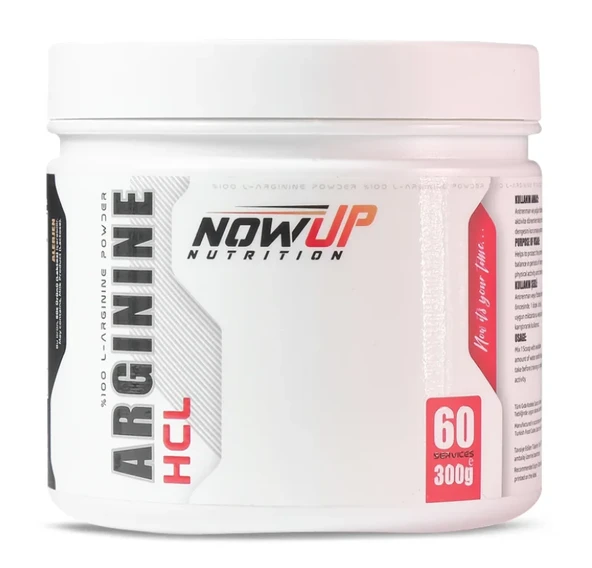 Nowup Nutrition PURE Arginine Katkısız & Aromasız Saf L-Arjinin ürün görseli 1