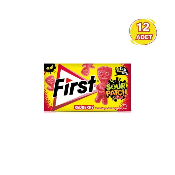 First SPK Kırmızı Meyve Aromalı Sakız 27 gr - 12 Adet ürün görseli 1