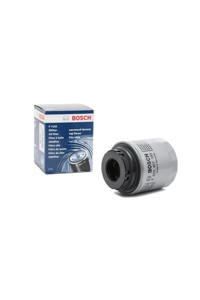 Bosch YAĞ FİLTRE P7183 A1 A3 GOLF 6 POLO 5 B6 B7 FABİA 2 OCTAVİA 2 SEAT F026407183 ürün görseli 1