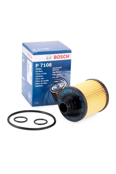 Bosch EGEA DOBLO LİNEA BRAVO 1.6 MJET YAĞ FİLTRESİ BOSCH P7108 F026407108 ürün görseli 1