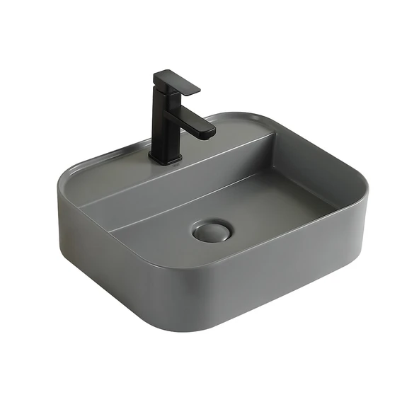 EY-4720MG Mat Gri Tezgah Üstü Lavabo ürün görseli 1