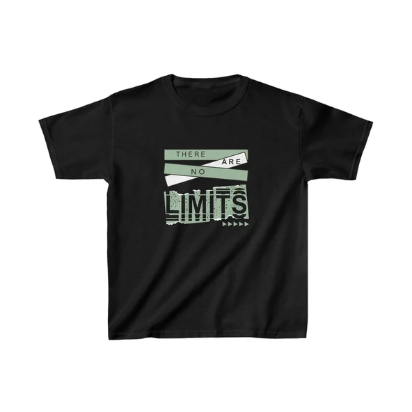Unisex Çocuk Baskılı T-Shirt - Siyah ürün görseli 1