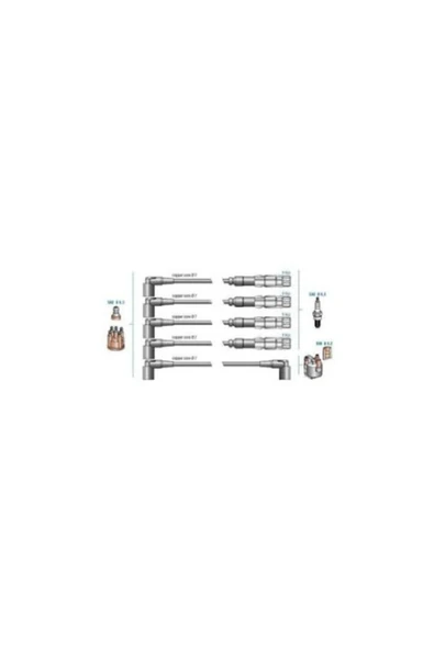 BERU Buji Kablosu W123 W201 W124 102 Motor Valeo ürün görseli 1