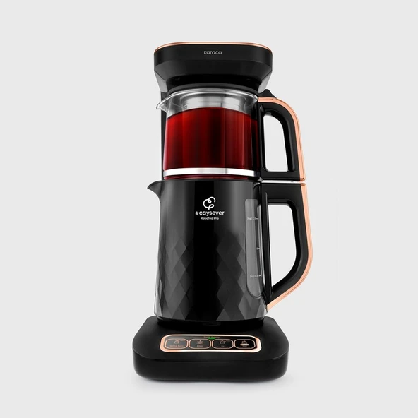 Karaca Robotea Pro Quartz 4 in 1 Konuşan Çay Makinesi Black Copper ürün görseli 1