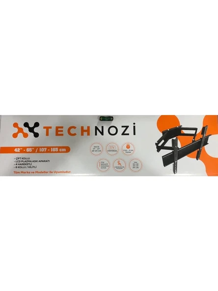 Technozi 42''-65'' Lcd*led Tv Hareketli Askı Aparatı ürün görseli 1
