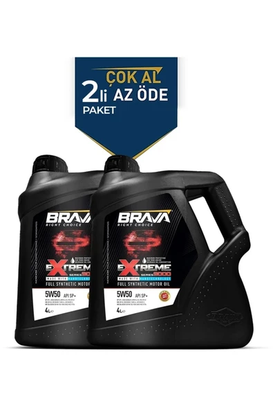 EXTREME 9000 5W50 2X 4 LT MOTOR YAĞI ürün görseli 1