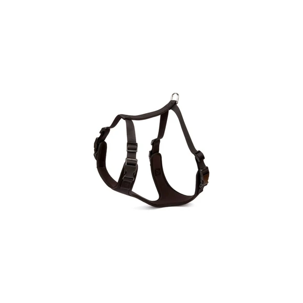 Doggie Havalı Dokumadan El Yapımı Köpek Göğüs Tasması L-2x55-65cm - Black ürün görseli 1