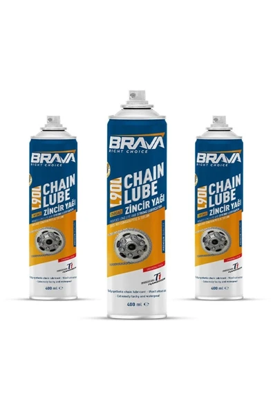 L900 ZİNCİR YAĞI 400 ML x 3 ürün görseli 1