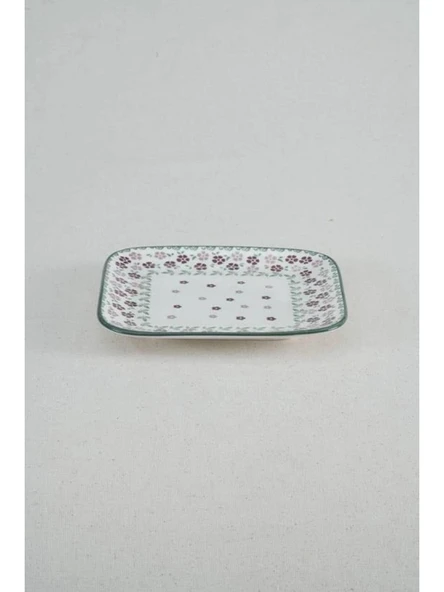 Acar Luise Çiçek Desenli Porselen Tabak 6'lı 19 cm ürün görseli 1