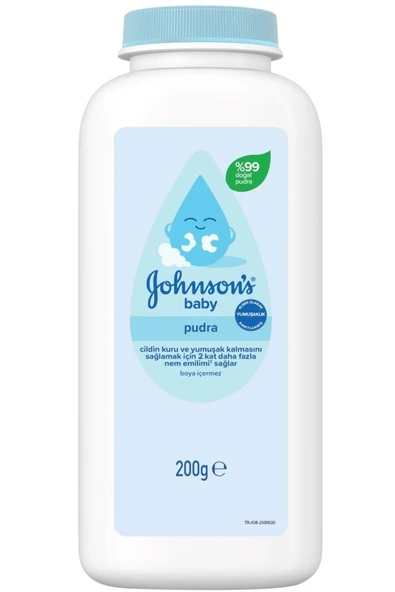 Johnsons Baby Bebek Pudrası 200GR Klasik (%99 Doğal) ürün görseli 1