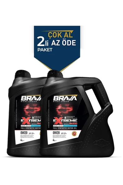 XENONTECH FULL SENTETİK 0W20 2X 4 LT MOTOR YAĞI ürün görseli 1
