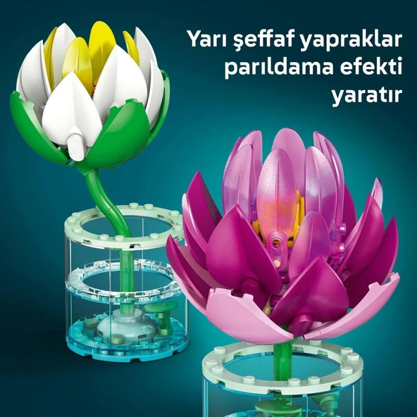 LEGO 11511  Botanicals Nilüferler - Resim 6