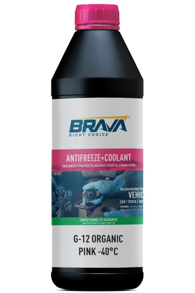 ORGANİK 1 LT G-12 ANTİFRİZ PEMBE -40°C ürün görseli 1