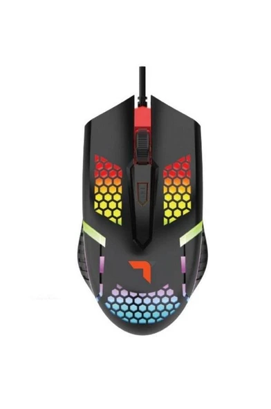 Torima TM-15 Siyah Usb Kablolu RGB Aydınlatmalı Gaming Oyuncu Mouse ürün görseli 1