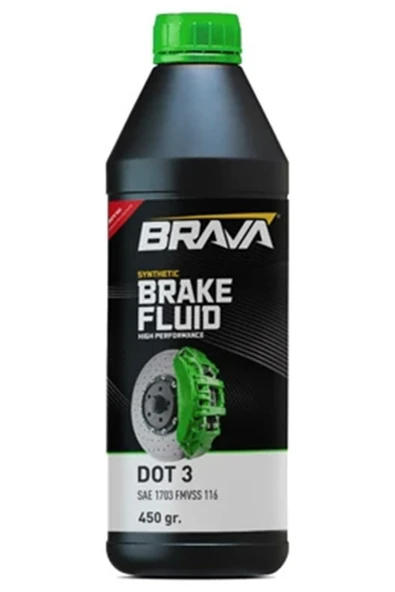 BRAKE FLUiD DOT-3 450 ML FREN HiDROLiK SIVISI ürün görseli 1