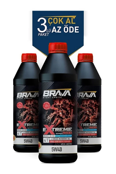 EXTREME 9000 4T 5W40 3X 1 LT MOTOR YAĞI ürün görseli 1